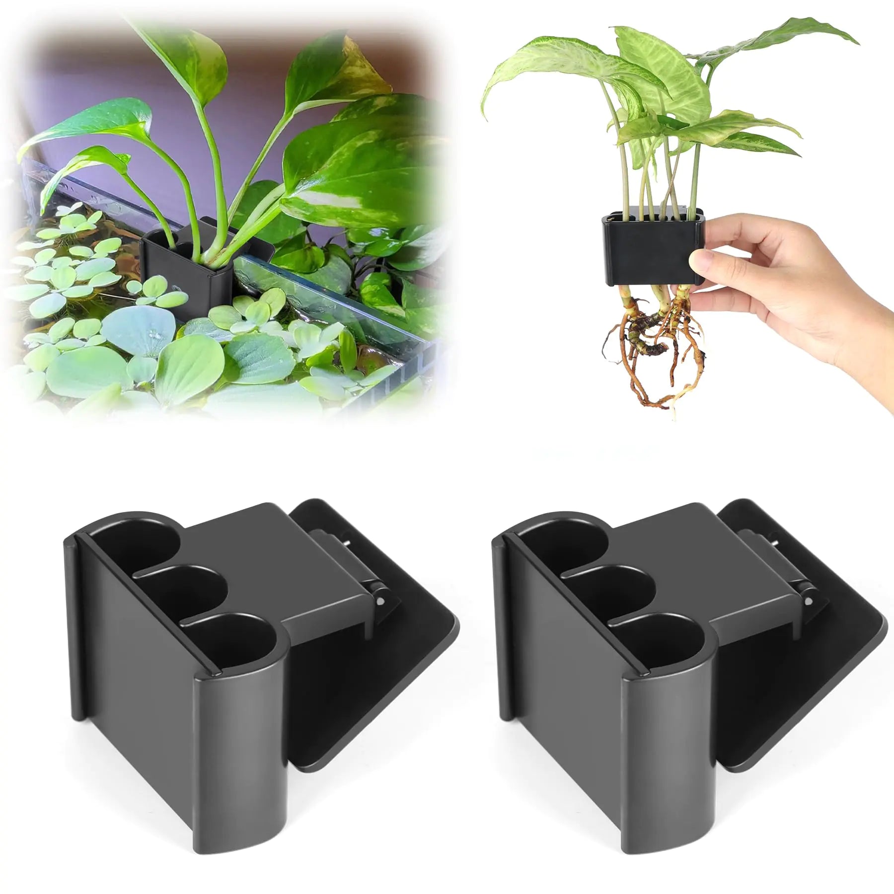 Plant Holder Hanging Aquarium Plant Holder with Clip Suitable