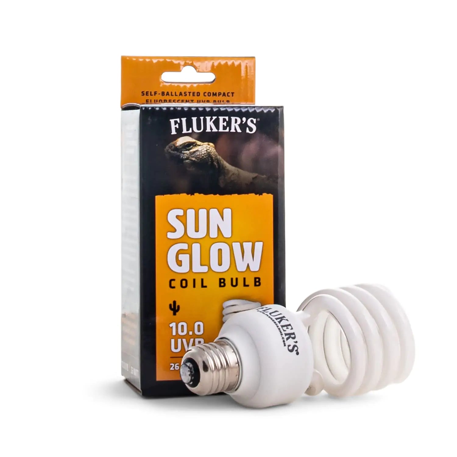Sun Glow 10.0 UVB Fluorescent Coil Bulb for Desert Reptiles of Vitamin D