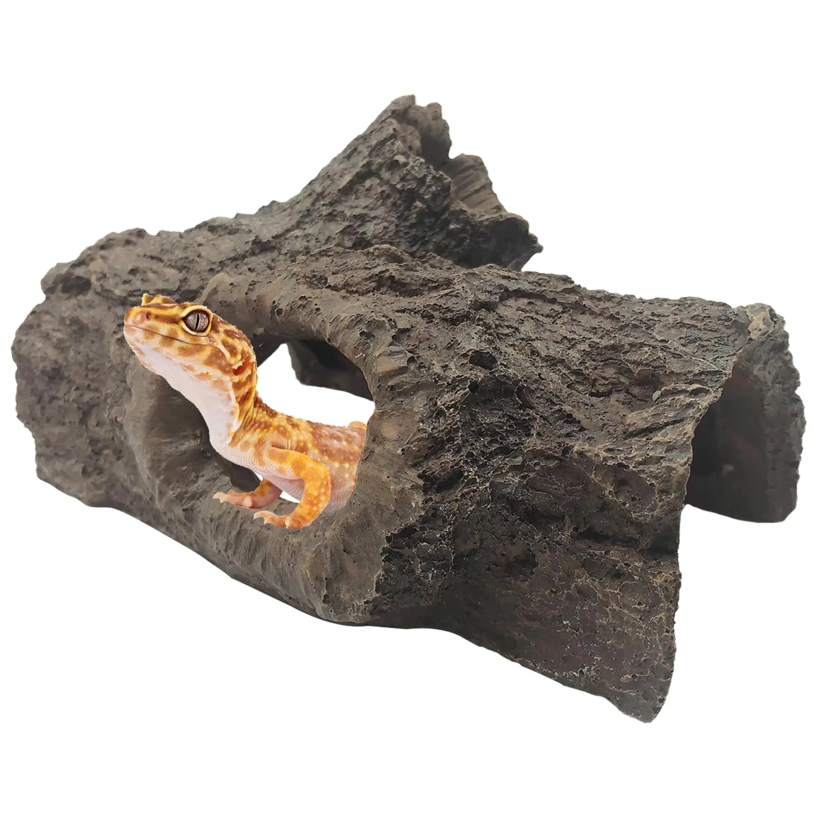 Leopard Gecko Hide Hollow Log for Aquarium