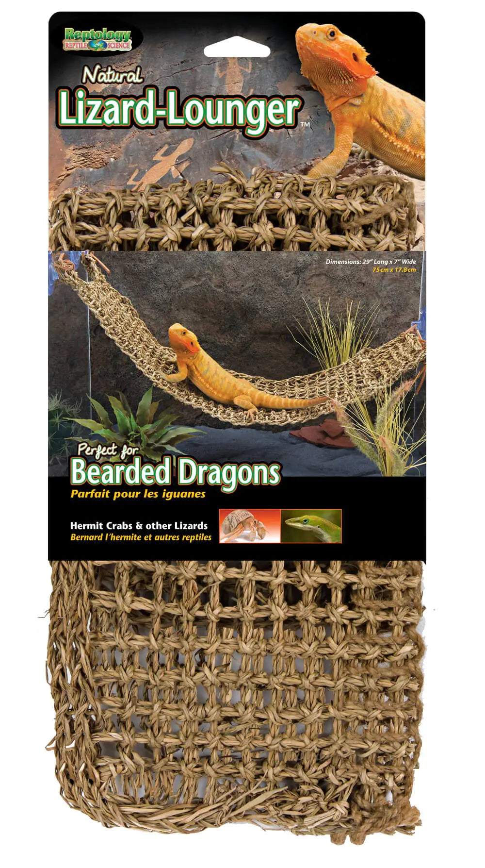 Lizard Lounger Natural Seagrass Fiber