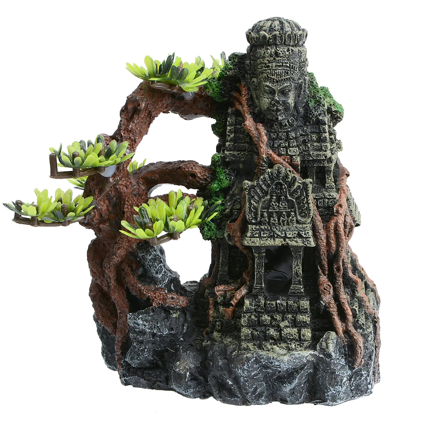 Buddha Statue Decorations with Tree Ornament