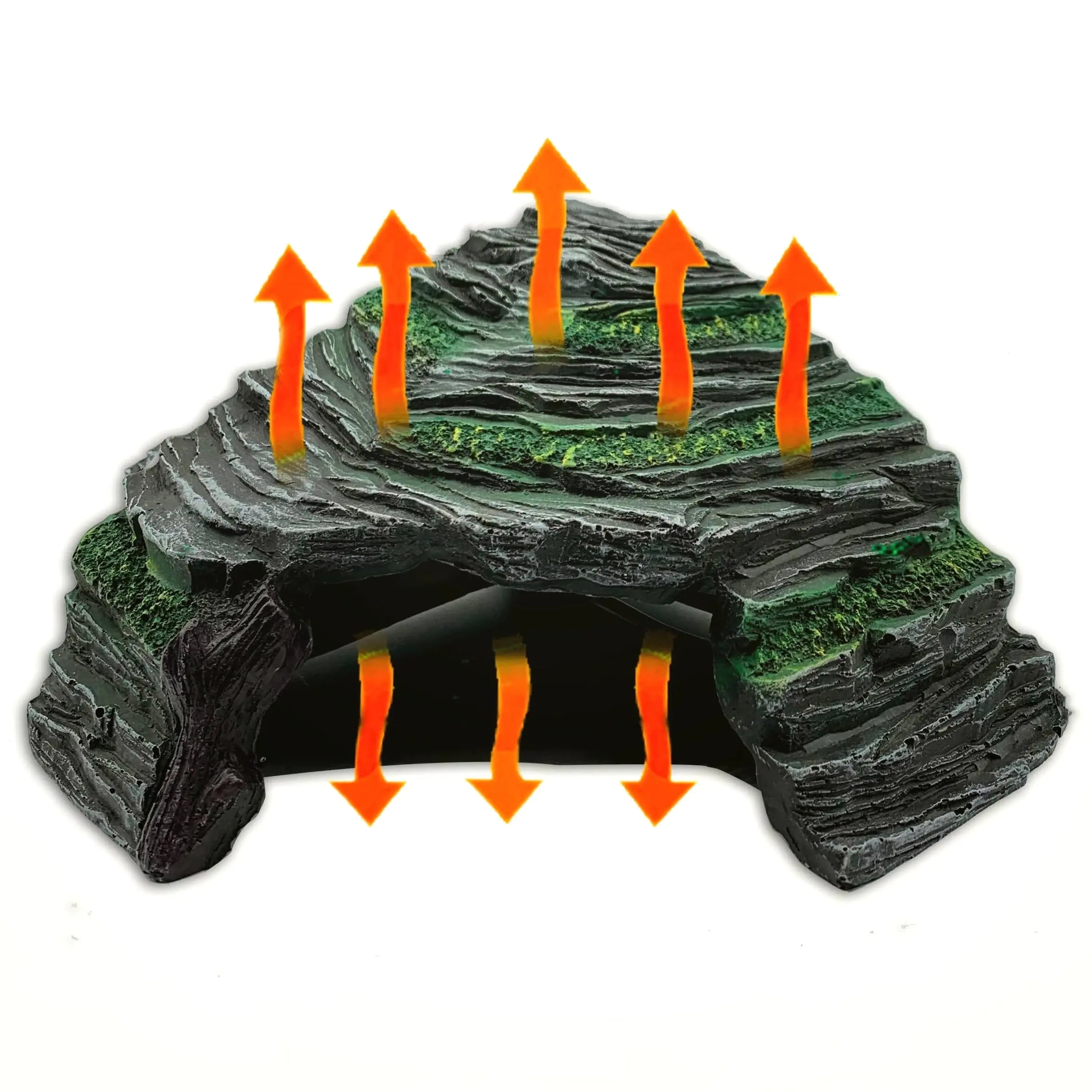 Heated Reptile Hides and Caves Resin Simulation Hideout