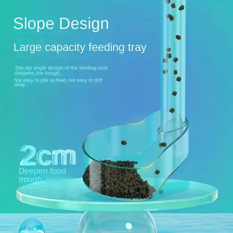 Multi-functional Fish Tank Feeder with Detachable Ring