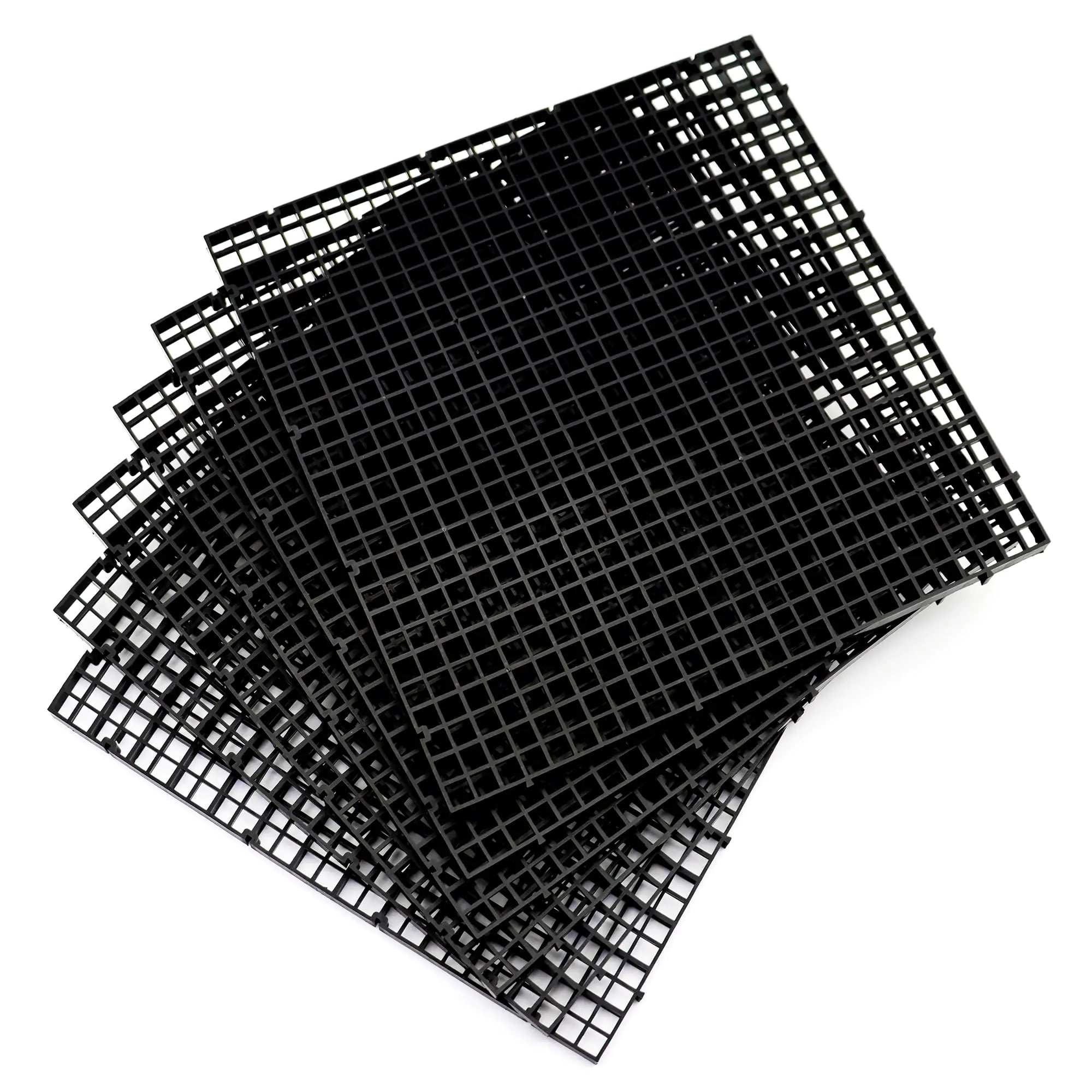 Aquarium Fish Tank Divider Plastic Egg Crate Aquarium Filter Bottom Tray Plastic Grid