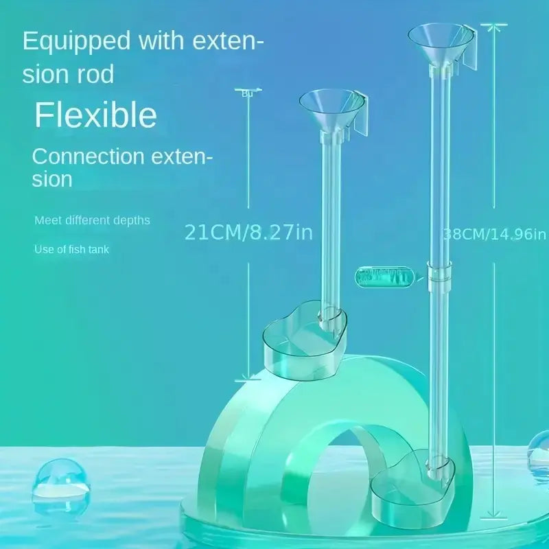 Multi-functional Fish Tank Feeder with Detachable Ring